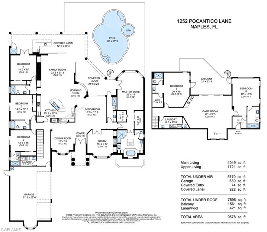 Naples, Florida, 34110, United States, 6 Bedrooms Bedrooms, ,7 BathroomsBathrooms,Residential,For Sale,1995296